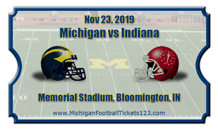 Michigan Wolverines Vs Indiana Hoosiers Football Tickets | 11/23/19